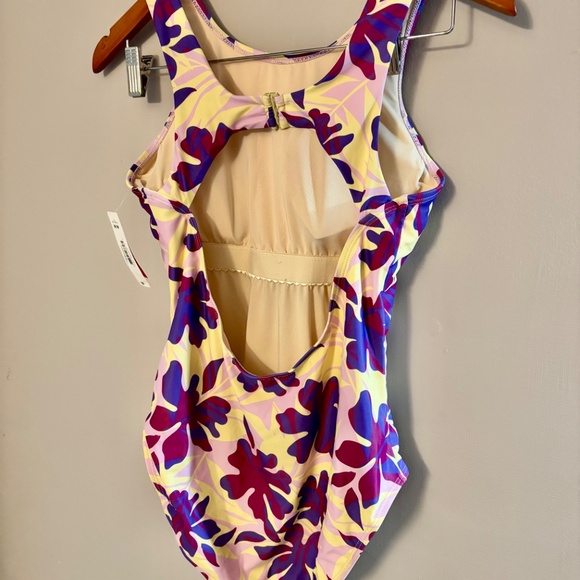 NWT JOE FRESH one piece swimsuit floral print - Picture 2 of 4